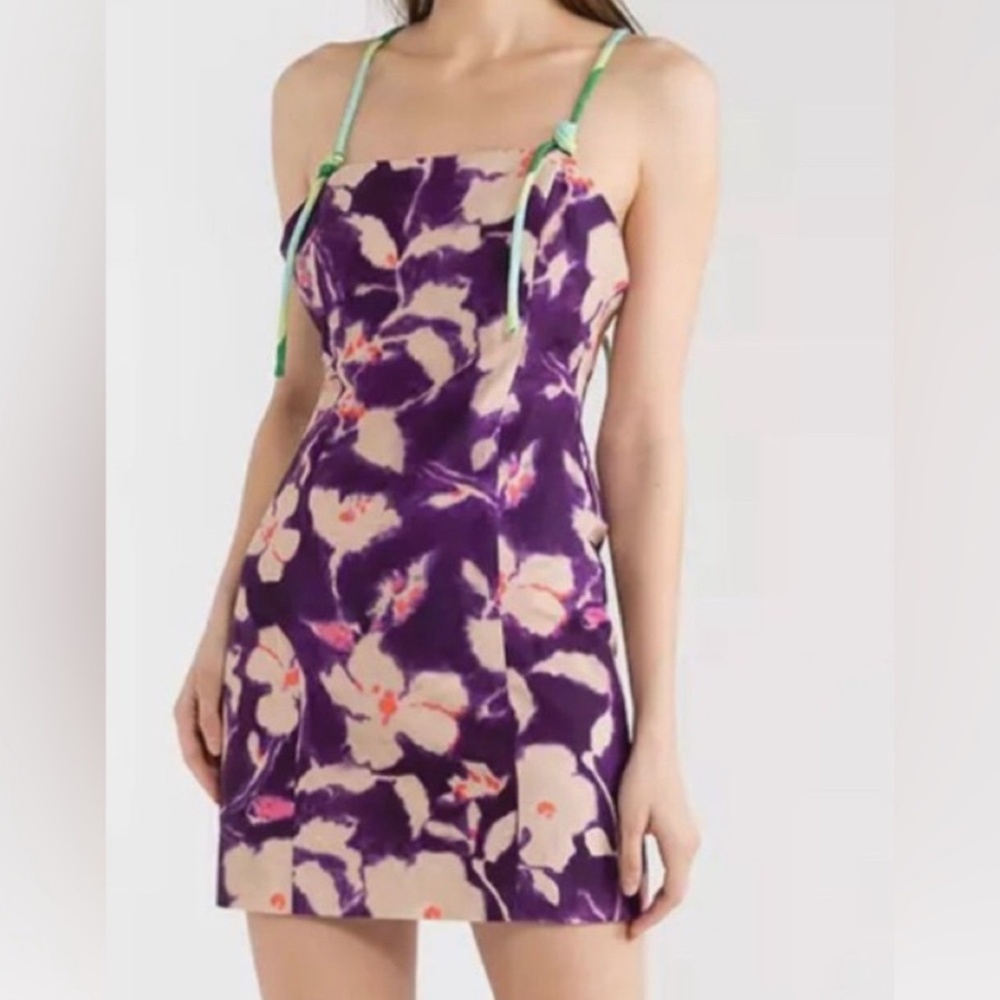 NEW ZARA | Purple Floral Dress